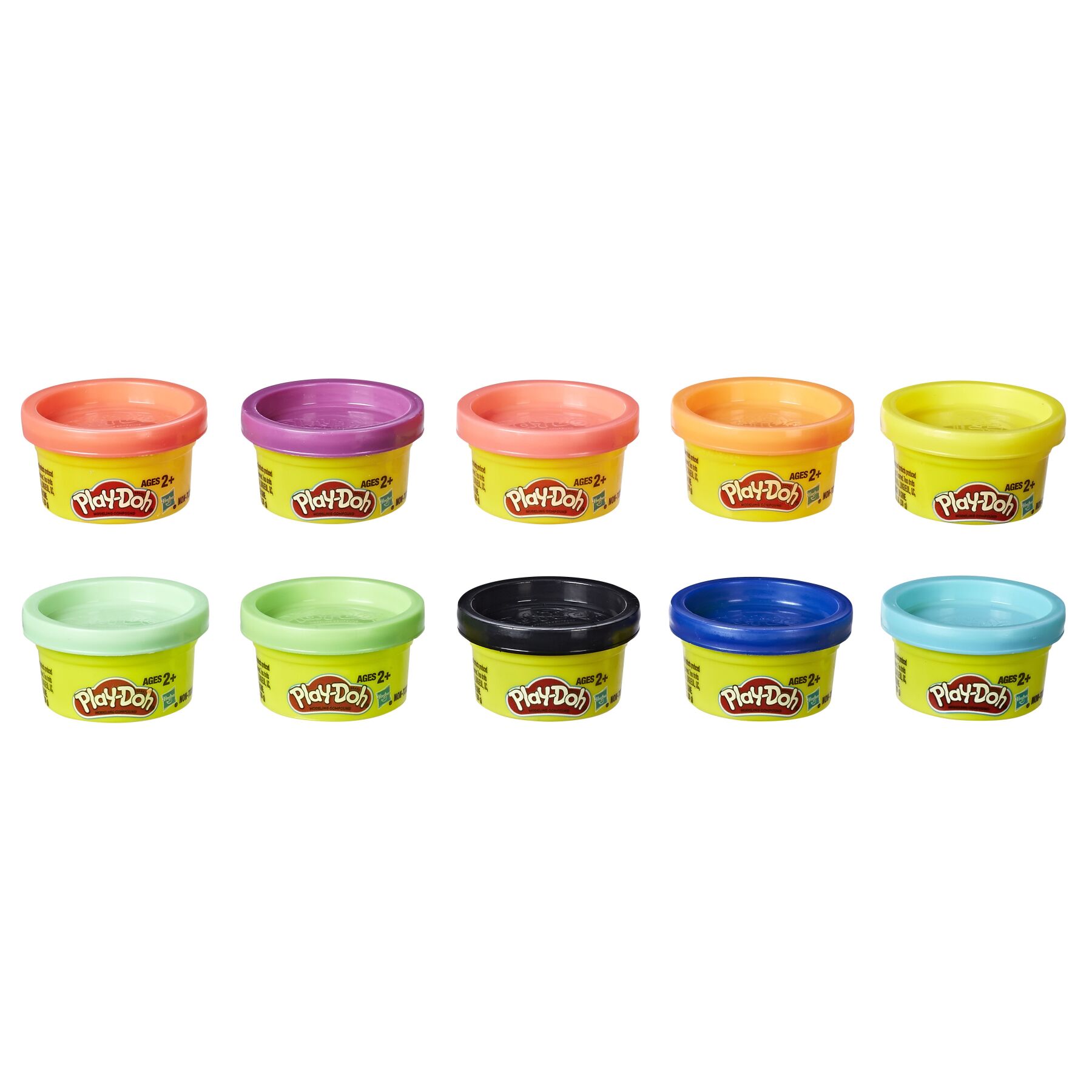 Набор массы для лепки Hasbro Play-Doh, 10 баночек по 28 г (22037) - фото 2