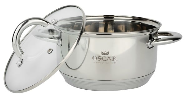 Набір посуду Oscar Master: каструля, 3,6 л + каструля, 1,9 л + ківш, 1,15 л (OSR-4001/n) - фото 7