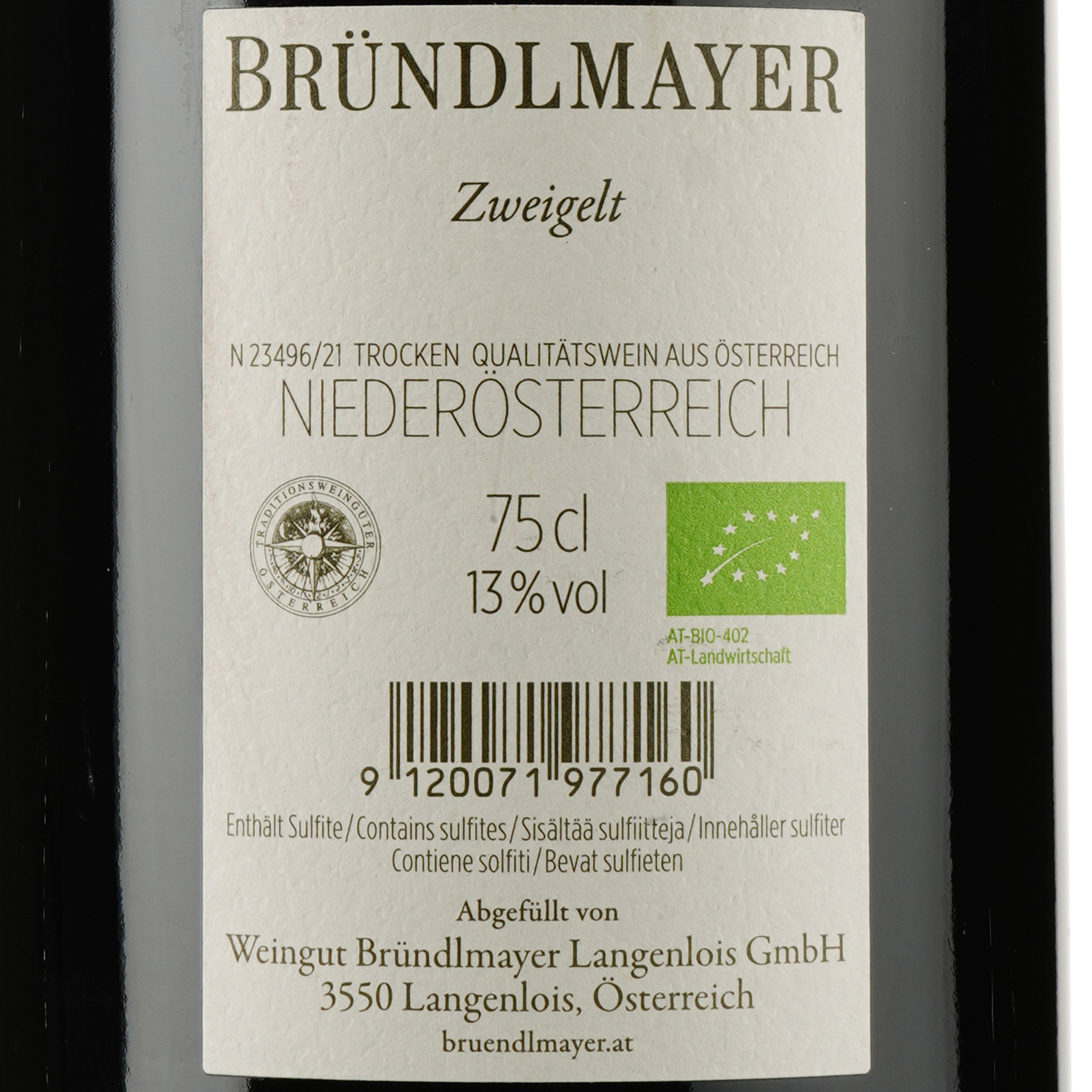 Вино Brundlmayer Zweigelt, красное, сухое, 0,75 л - фото 3