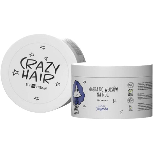 Нічна маска для волосся HiSkin Crazy Hair Чорниця, 300 мл - фото 2
