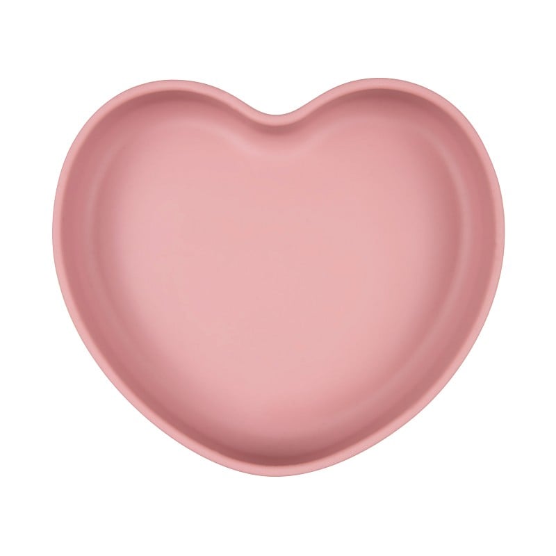 Тарелка Canpol babies Сердце, силиконовая, розовая (80/309_pin) - фото 2