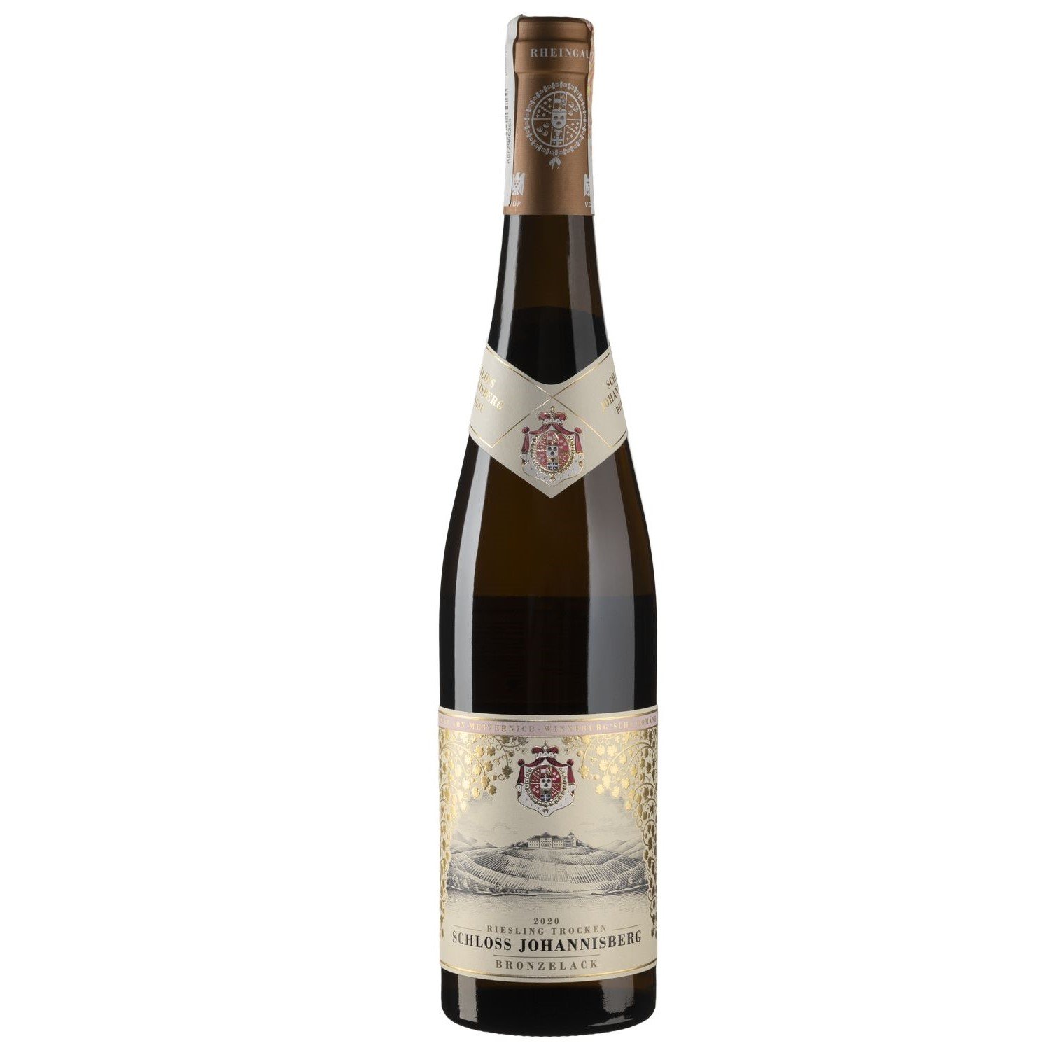 Вино Schloss Johannisberger Riesling Bronzelack Trocken 2021, белое, сухое, 0,75 л - фото 1