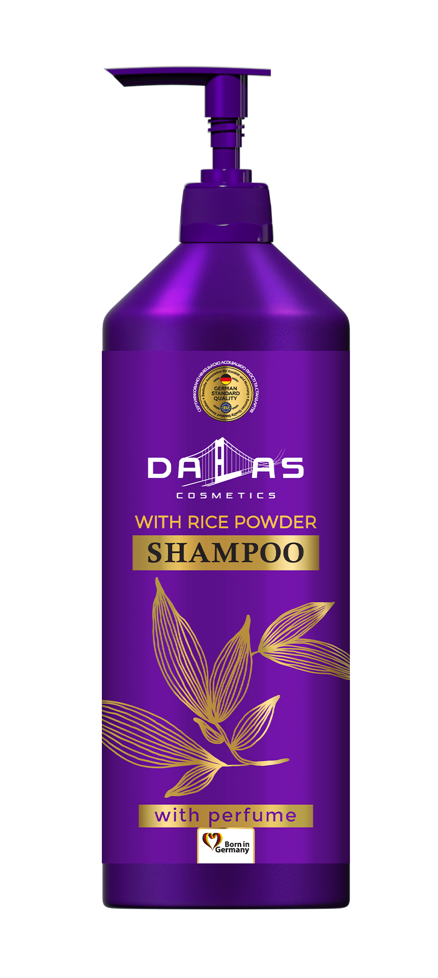 Шампунь Dalas для жирных и склонных к выпадению волос, с рисовой пудрой, 1000 мл (721419) - фото 1