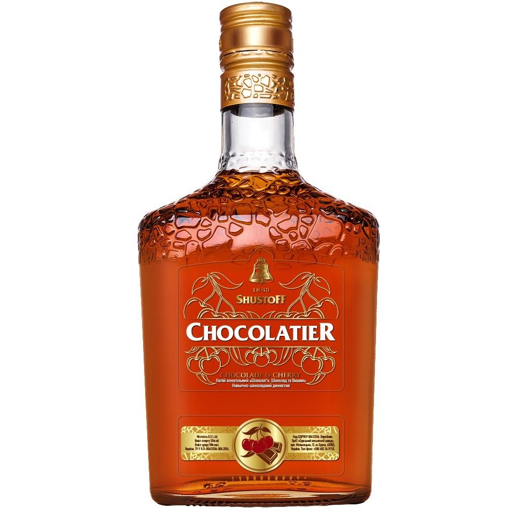 Напиток алкогольный Chocolatier Шоколад и вишня, 30%, 0,5 л (701817) - фото 1