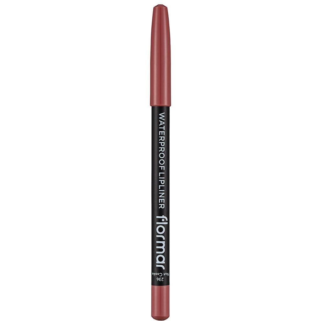 Водостойкий карандаш для губ Flormar Waterproof Lipliner, тон 236 (Nut Cookie), 1,14 г (8000019546567) - фото 1