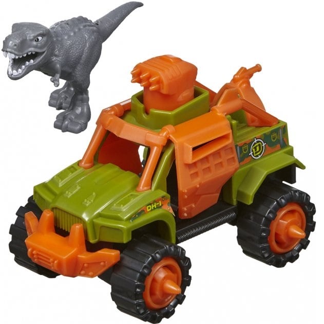 Игровой набор Road Rippers машинка и динозавр T-Rex grey (20071) - фото 1