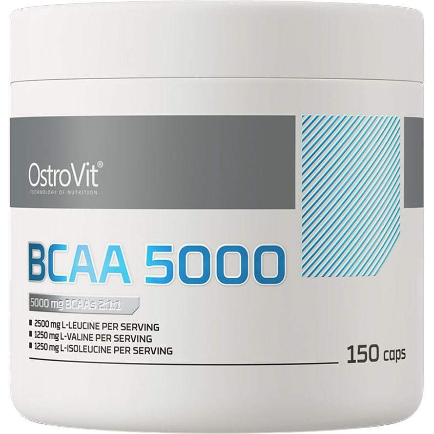 Амінокислота OstroVit BCAA 5000 150 капсул - фото 1