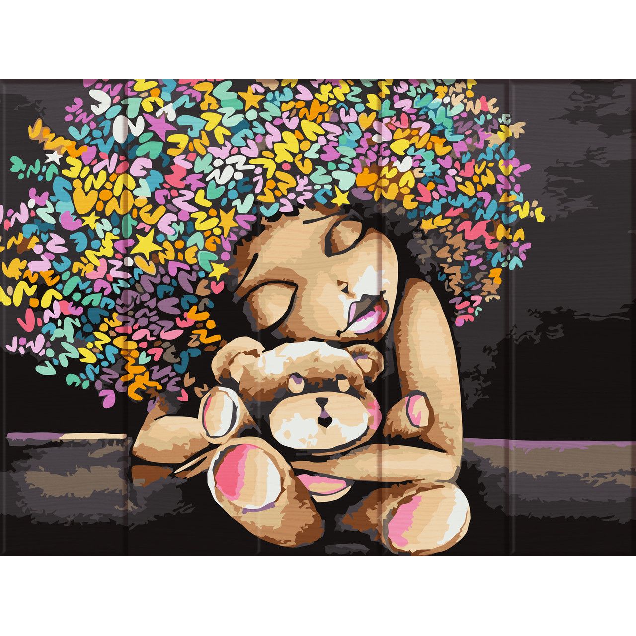 Картина по номерам на дереве Экзотическая девушка ArtStory 30х40 см разноцветная 000169517 - фото 1