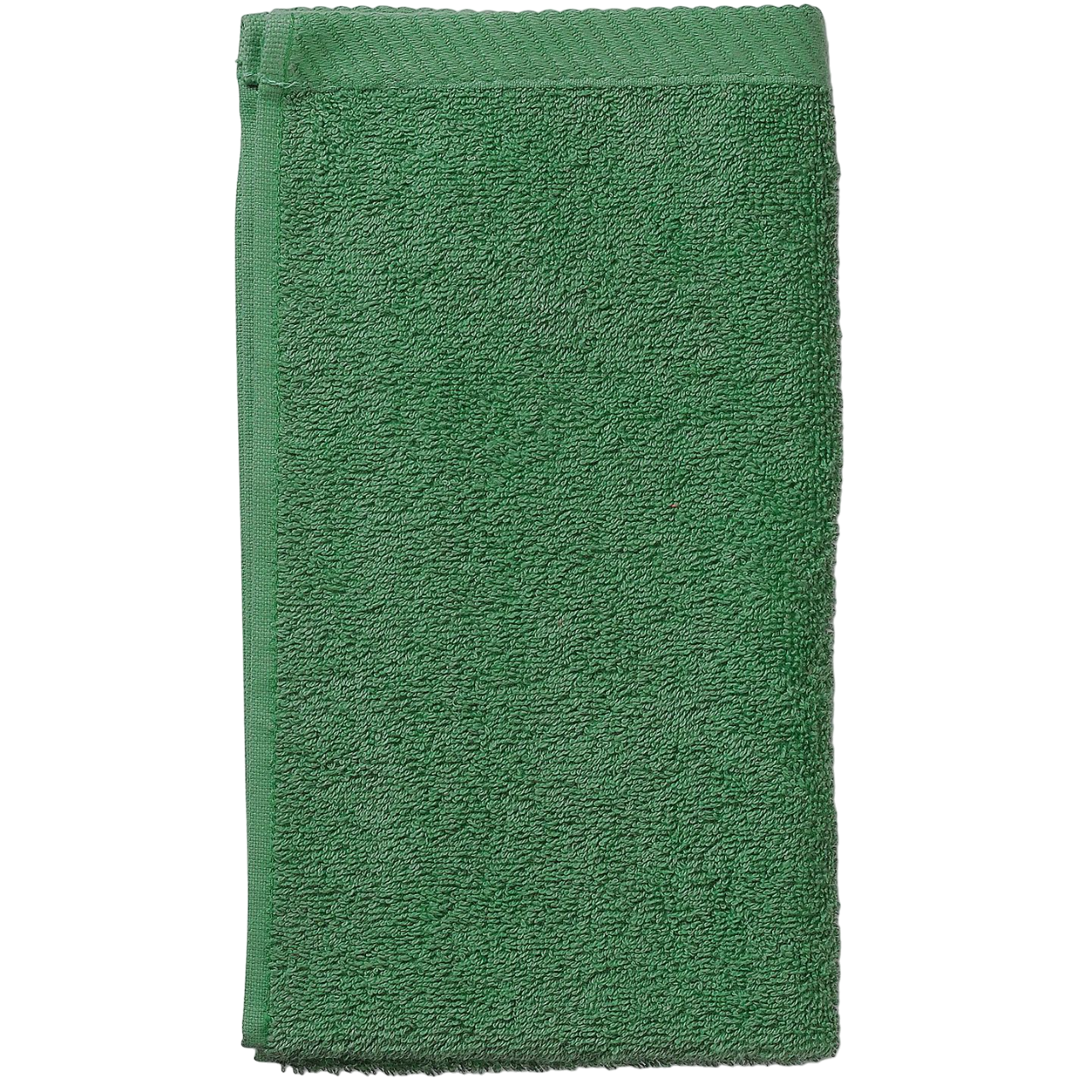 Рушник махровий Kela Ladessa 30х50 см зелене листя (24593) - фото 1