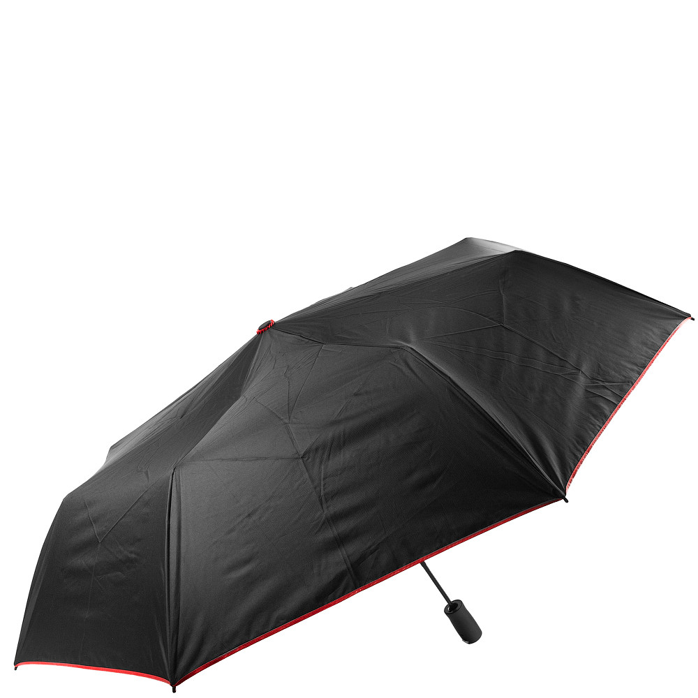 Жіноча складана парасолька напівавтомат Fare 100 см чорна - фото 2