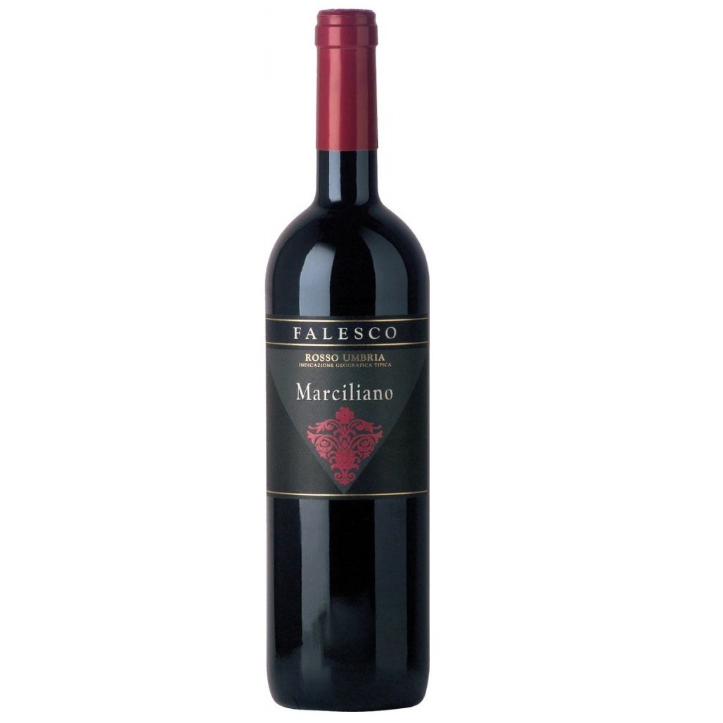 Вино Falesco Marciliano Rosso Umbria, красное, сухое, 14,5%, 0,75 л (8000010660069) - фото 1