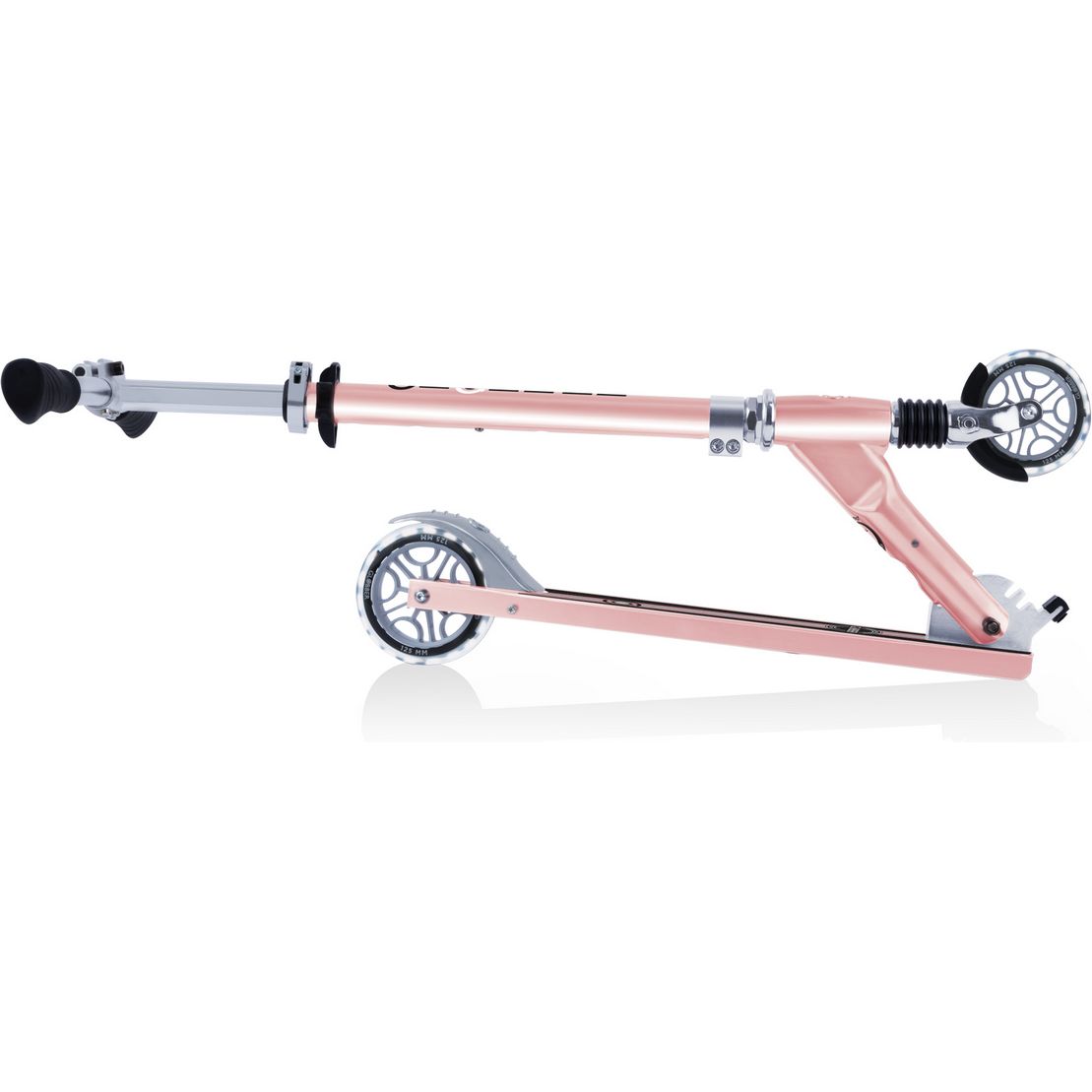Самокат Globber Flow element comfort lights, колеса з підсвічуванням, рожевий(727-210) - фото 7