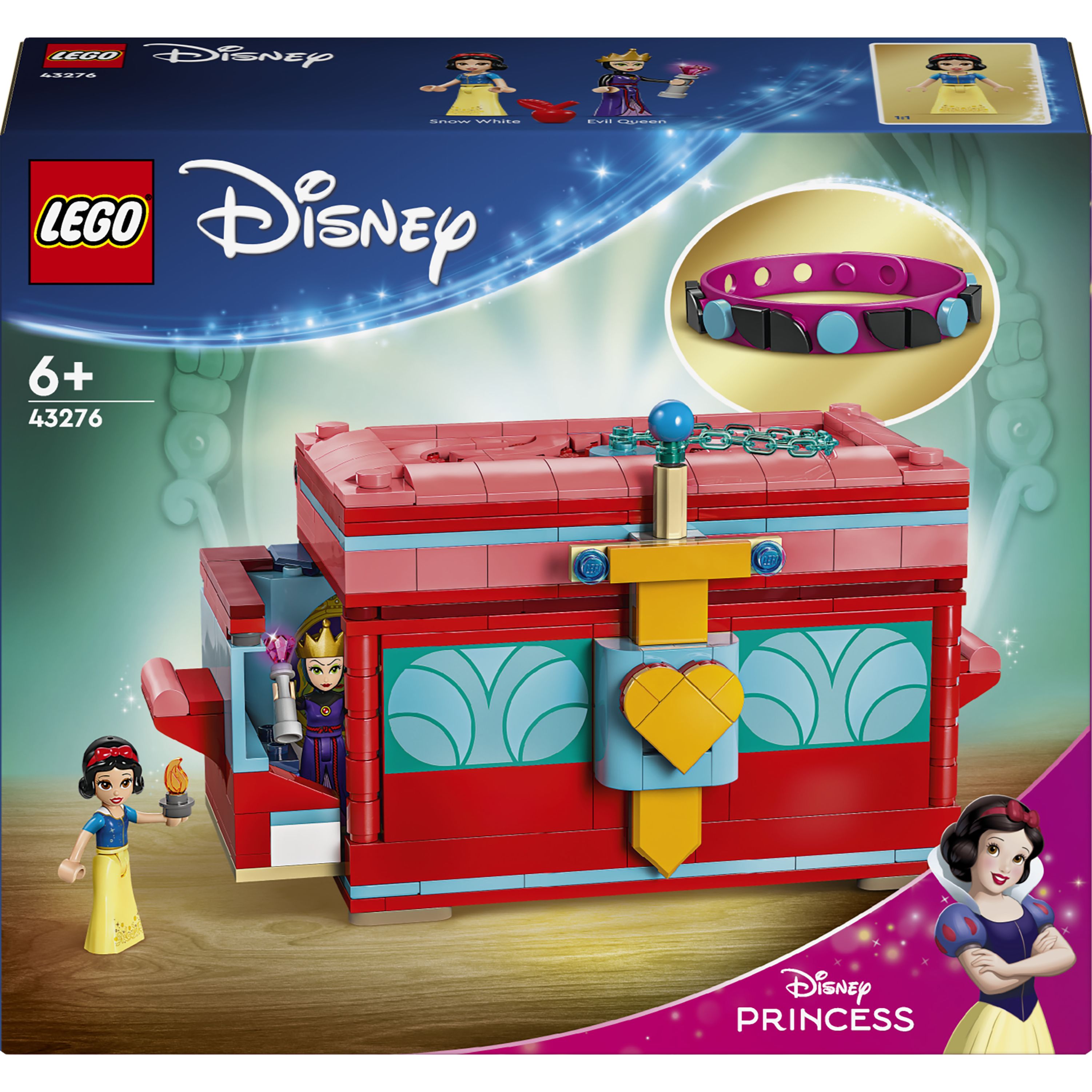 Конструктор LEGO Disney Princess Ящик для украшений Белоснежки 358 деталей (43276) - фото 1