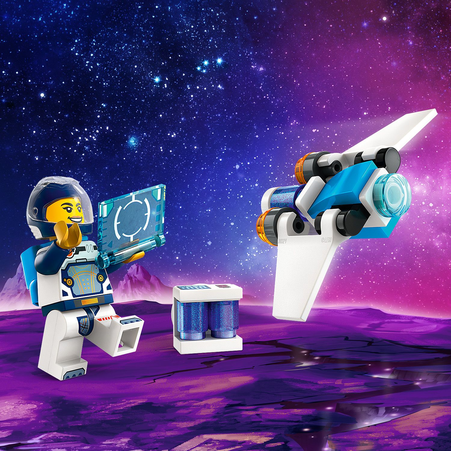 Конструктор LEGO City Міжзоряний космічний корабель 240 деталі (60430) - фото 8