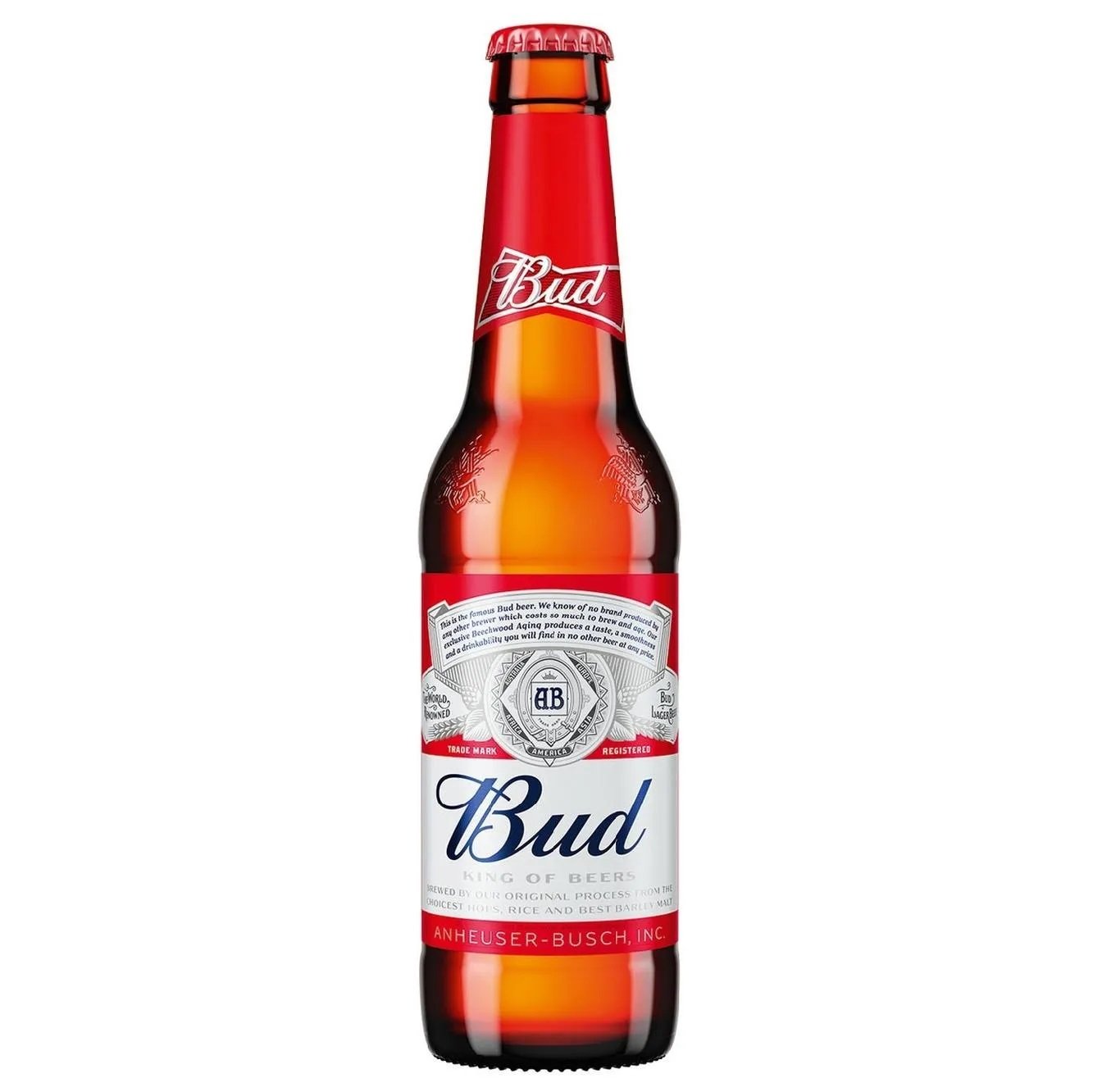 Пиво Bud світле, 4,8% 0,75 л (541168) - фото 1