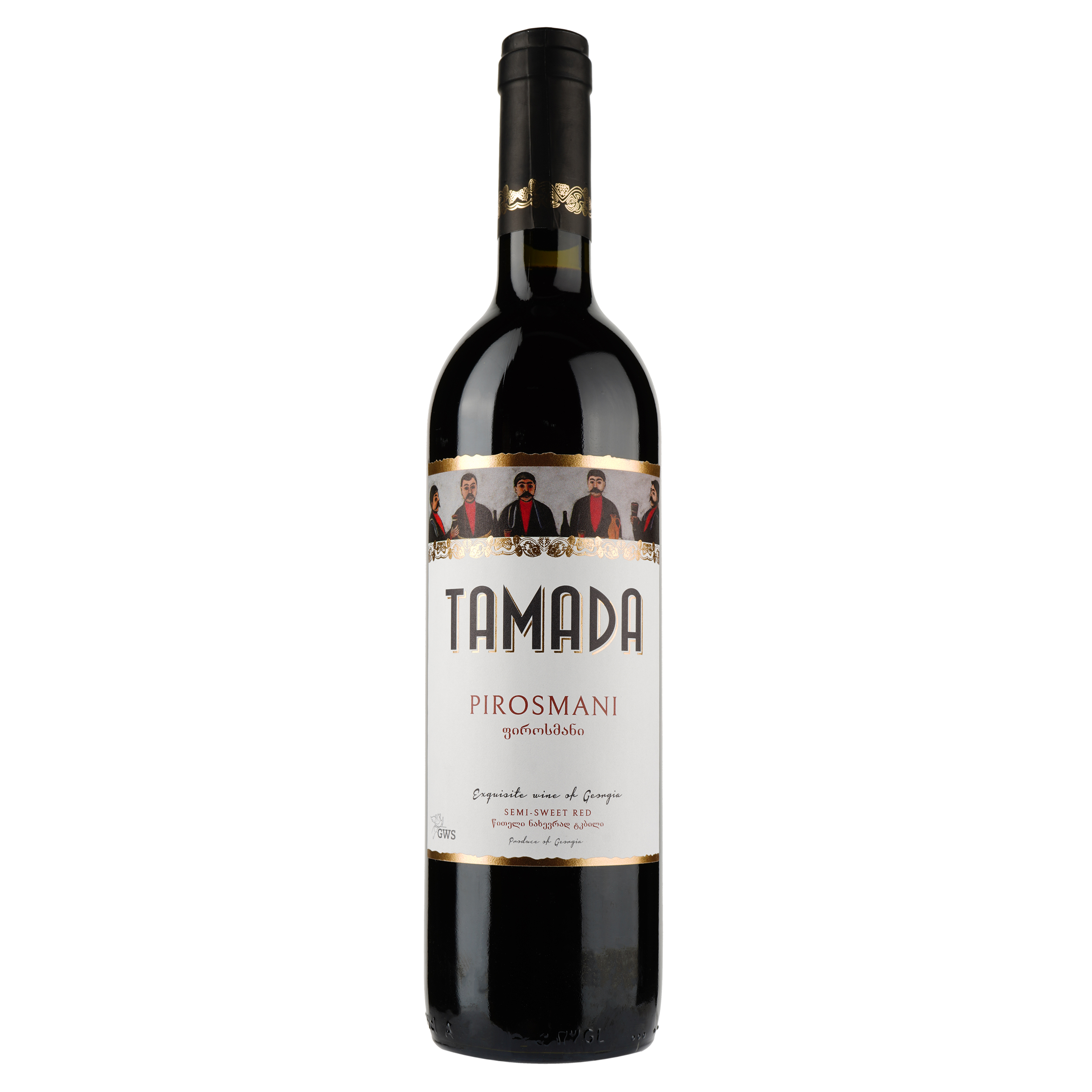 Вино Tamada Pirosmani, красное, полусладкое, 12%, 0,75 л (201804) - фото 1