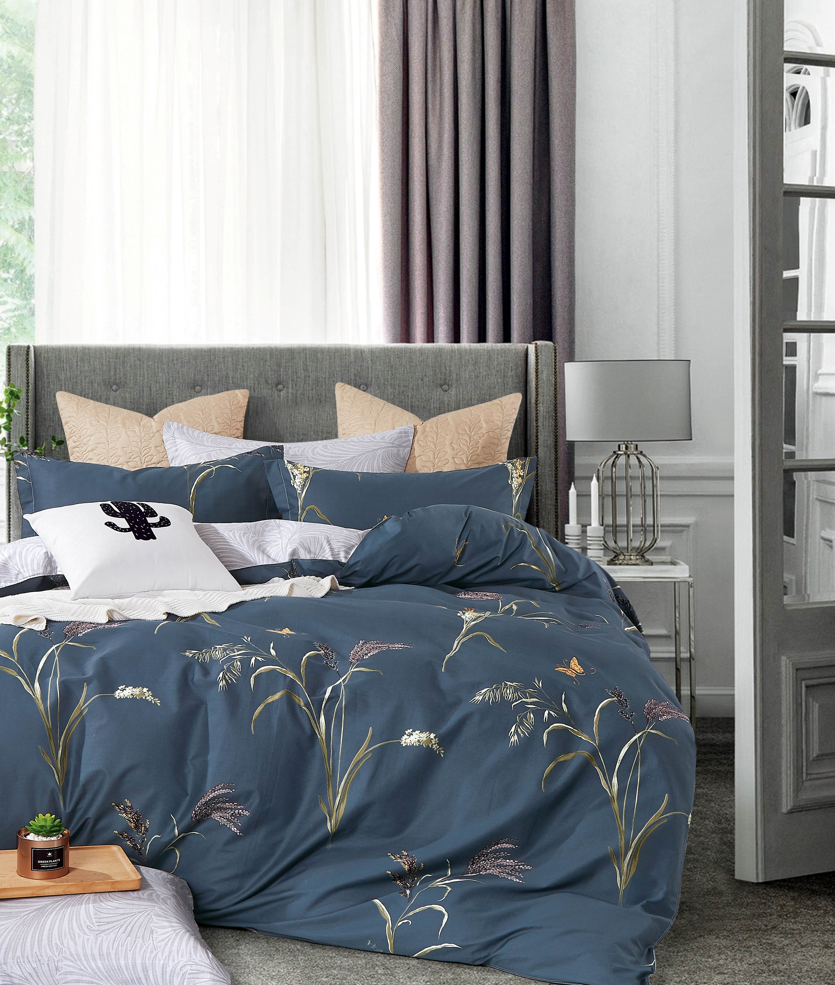 Комплект постельного белья Ecotton, твил-сатин, двуспальный, 210х175 см (22260) - фото 1
