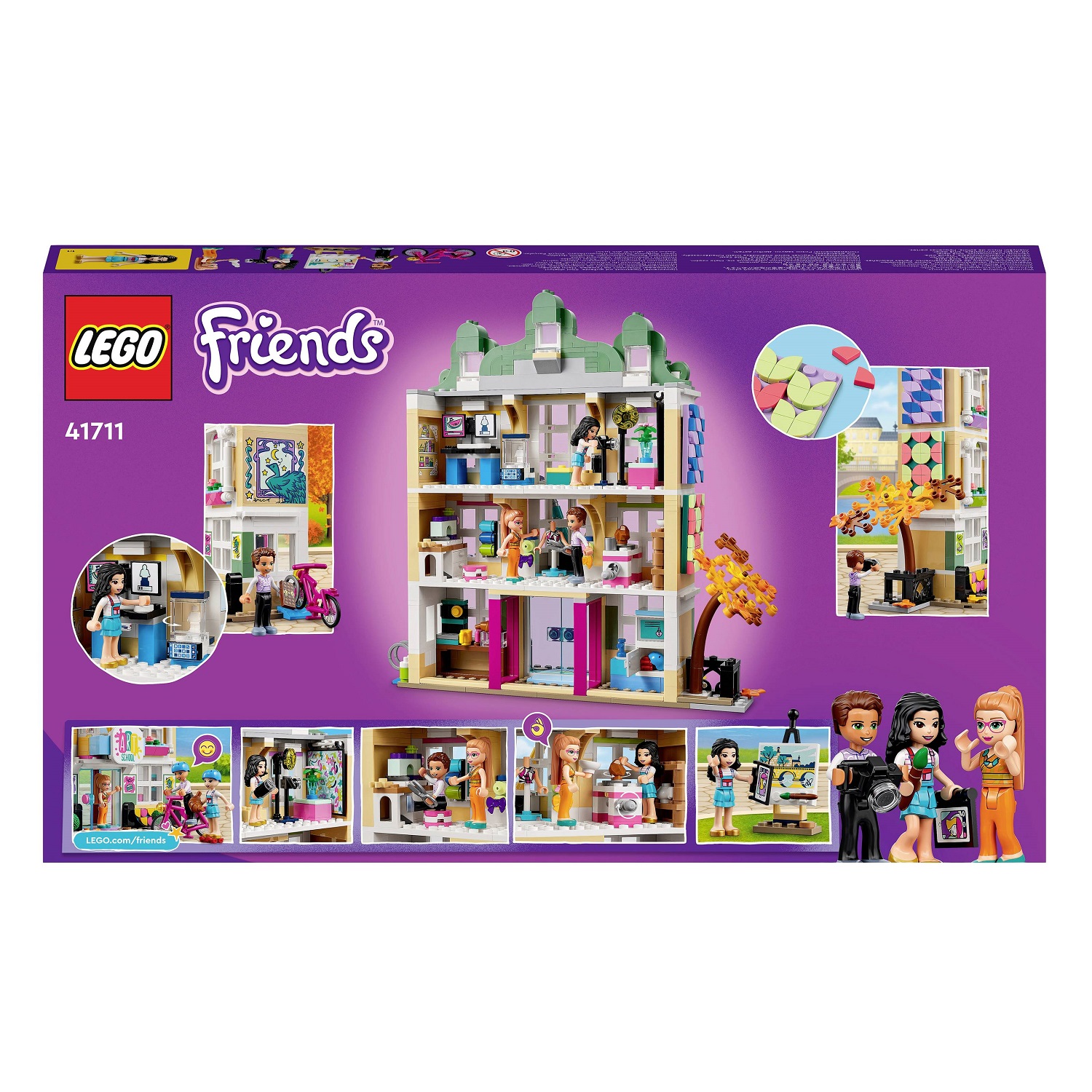 Конструктор LEGO Friends Художественная школа Эммы, 844 детали (41711) - фото 2