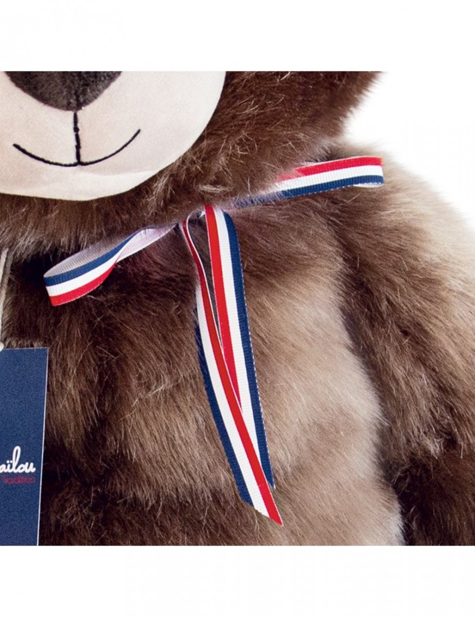 Мягкая игрушка Mailou Французский медведь, 65 см, серо-коричневый (MA0117) - фото 4