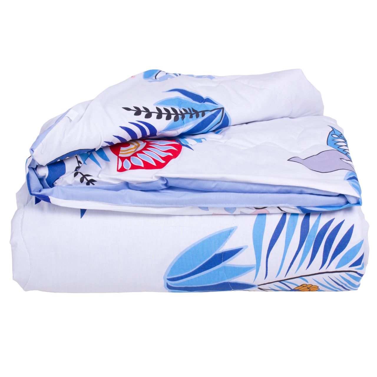Одеяло хлопковое MirSon Летнее №2815 Сolor Fun Line Paradise, полуторное, 205х140 см, белое (2200006686507) - фото 2
