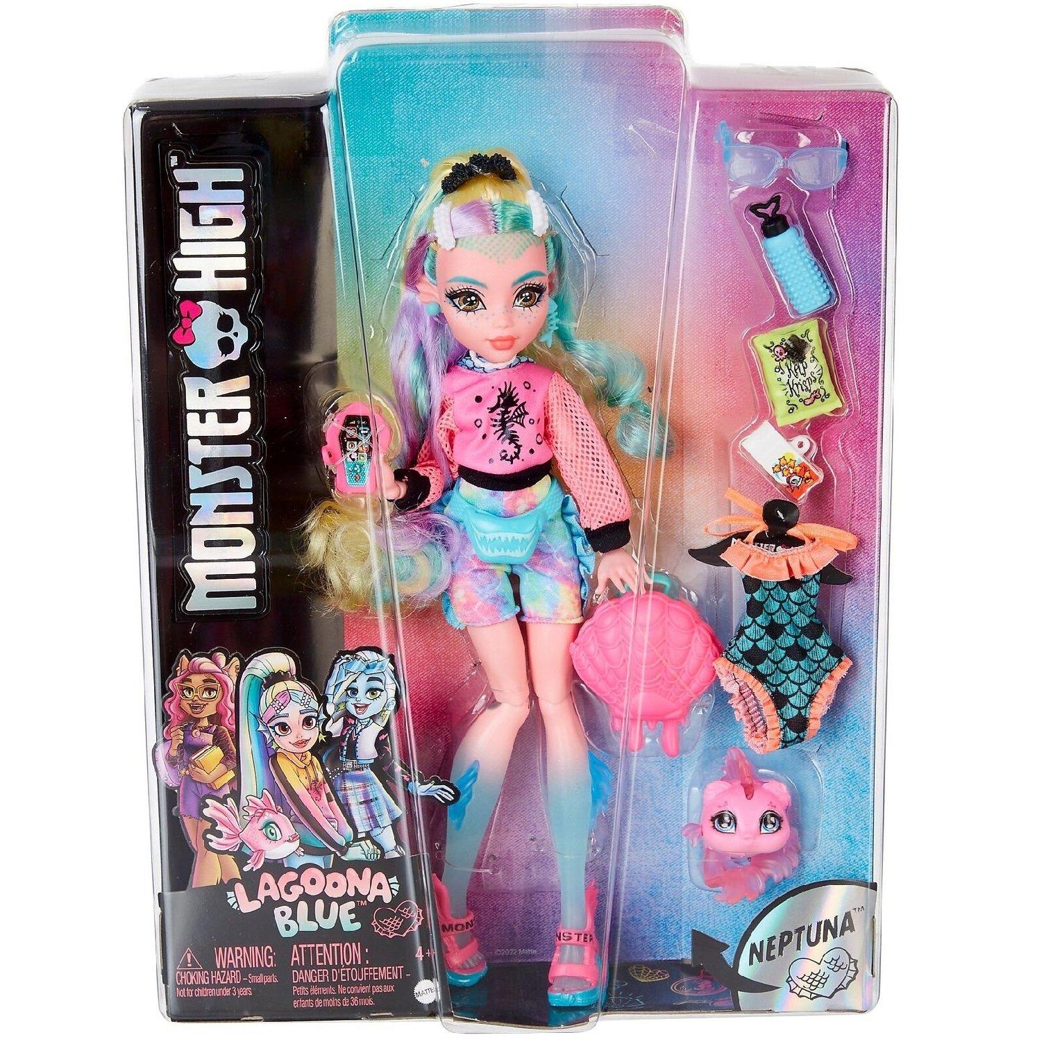 Кукла Mattel Monster High Posable Fashion Doll Lagoona Blue, 26 см (HHK55) - фото 6