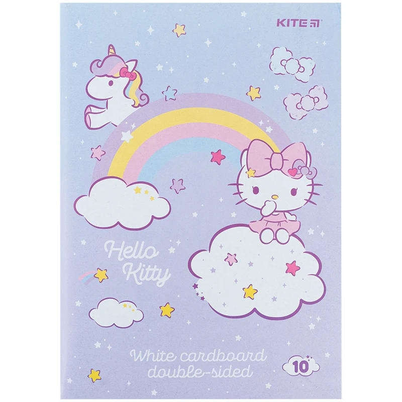 Картон білий Kite Hello Kitty А4 10 аркушів (HK24-254) - фото 1