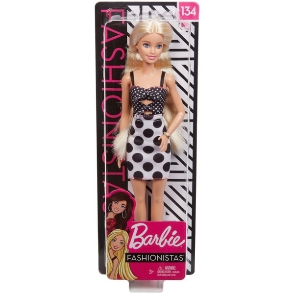 Кукла Barbie Модница в черно-белом платье (GHW50) - фото 7