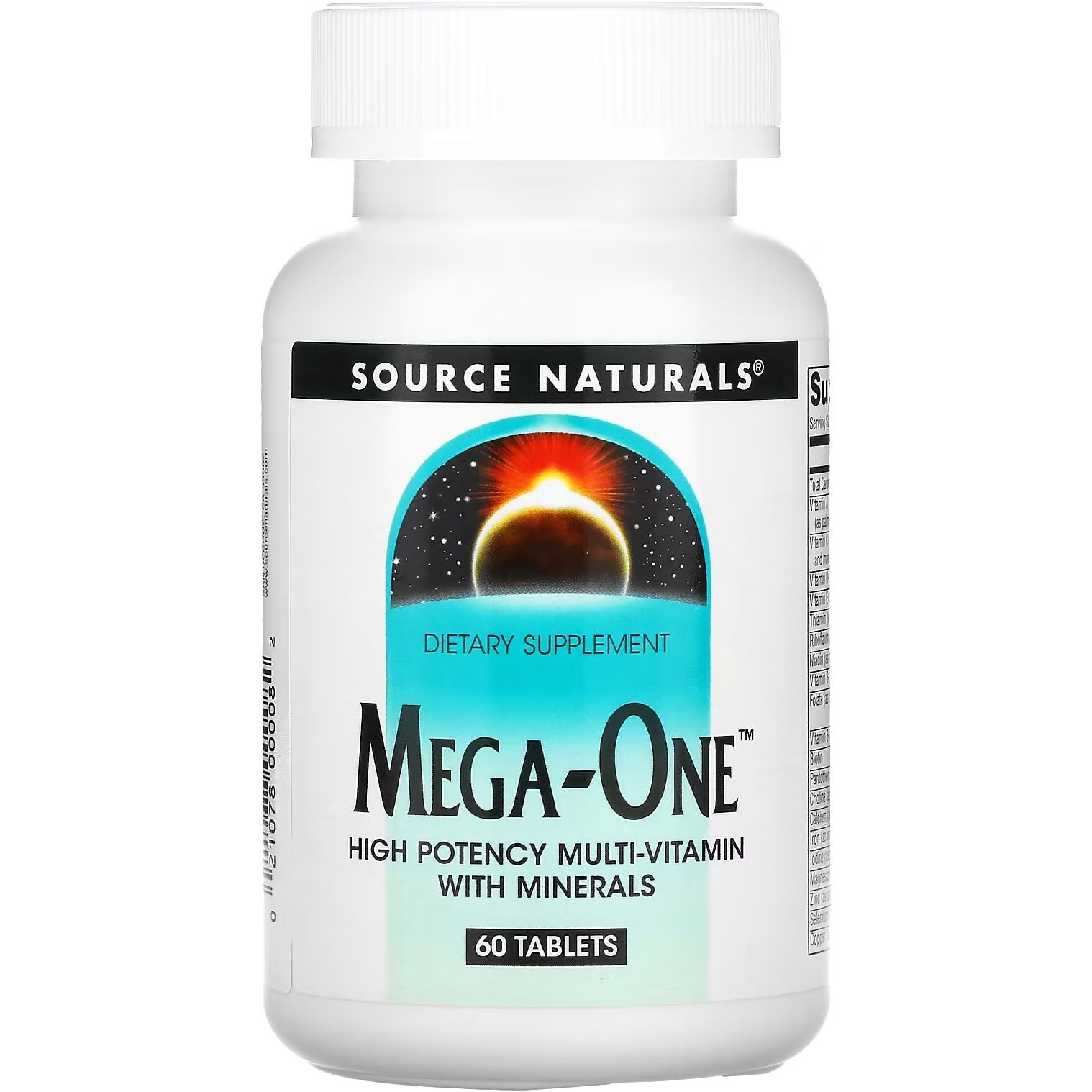 Комплекс витаминов и минералов Source Naturals Mega-One 30 таблеток - фото 1