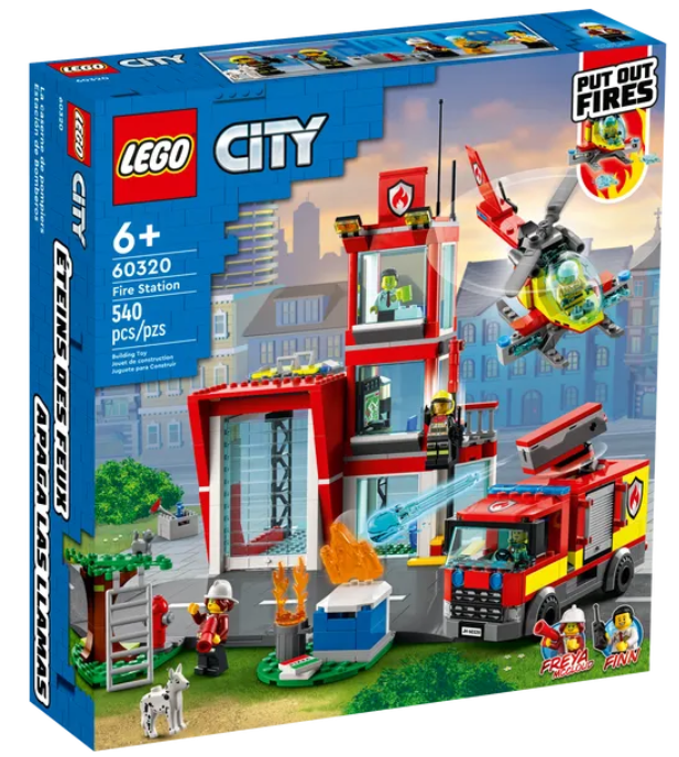 Конструктор LEGO City Пожежна частина, 540 деталей (60320) - фото 2
