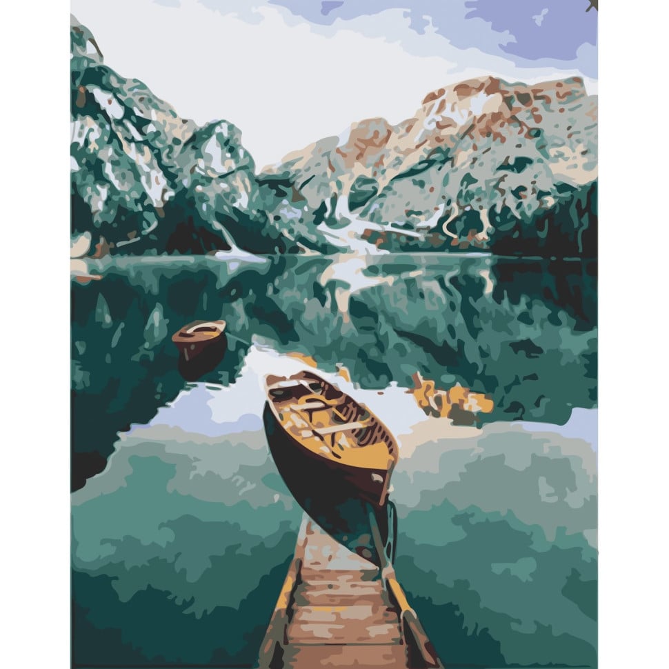 Картина по номерам ArtCraft Лодка во фьордах 40x50 см (10626-AC) - фото 1