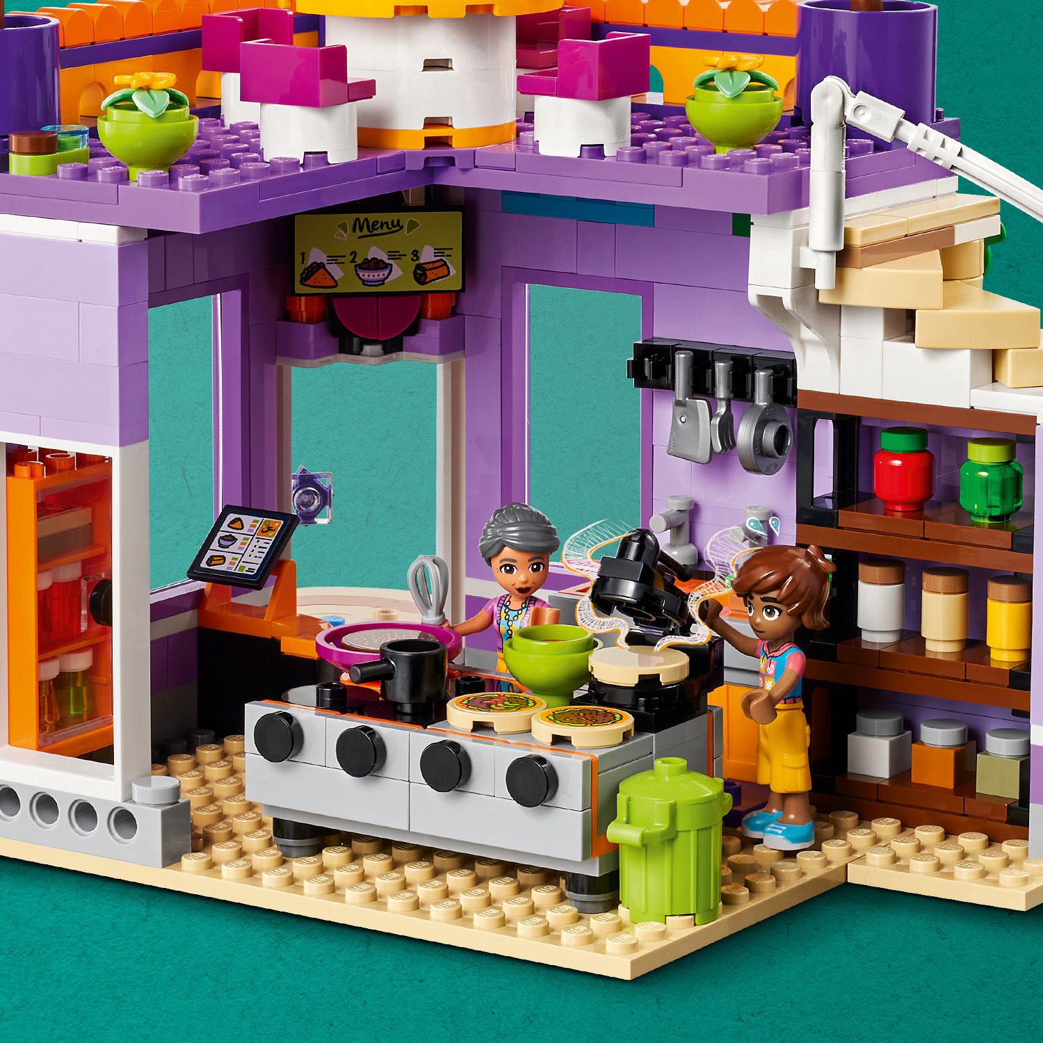 Конструктор LEGO Friends Хартлейк-Сити. Общественная кухня, 695 деталей (41747) - фото 7