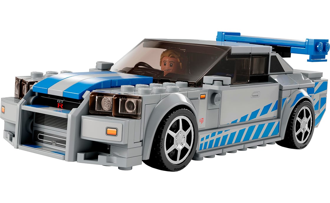 Конструктор LEGO Speed Champions Подвійний форсаж Nissan Skyline GT-R (R34), 319 деталей (76917) - фото 10