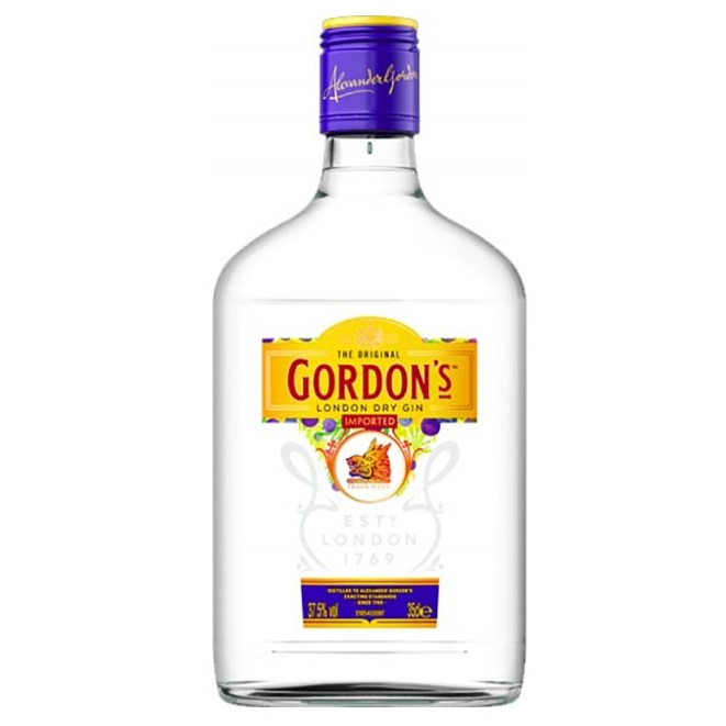 Джин Gordon’s London Dry Gin, 37,5%, 0,35 л - фото 1