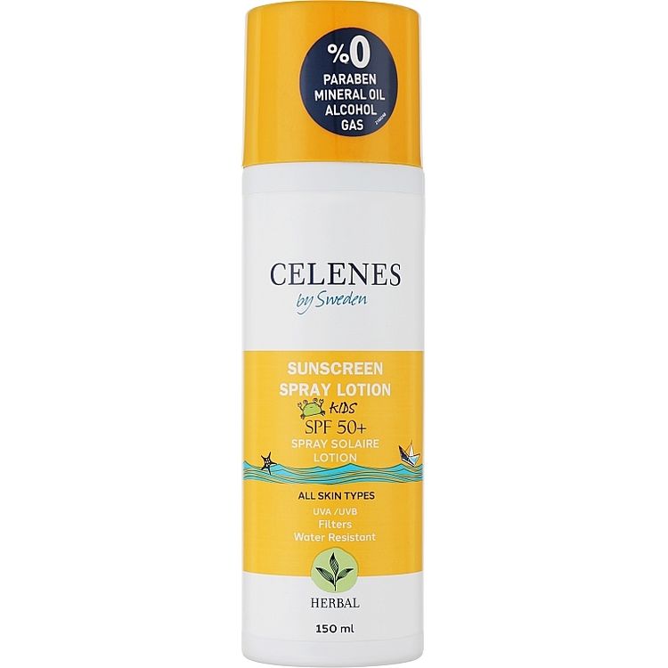 Солнцезащитный спрей-лосьон Celenes SPF50+ для детей 150 мл - фото 1