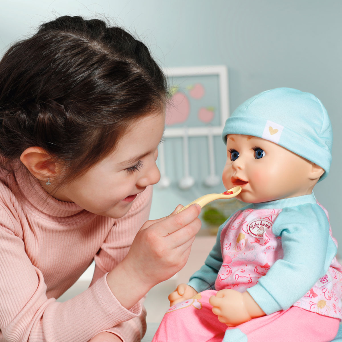 Інтерактивна лялька Baby Annabell Ланч крихітки Аннабель, з аксесуарами, 43 см (702987) - фото 9