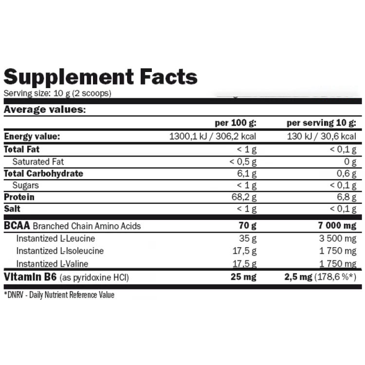 Амінокислоти Amix BCAA Micro Instant Juice апельсин 1 кг - фото 2