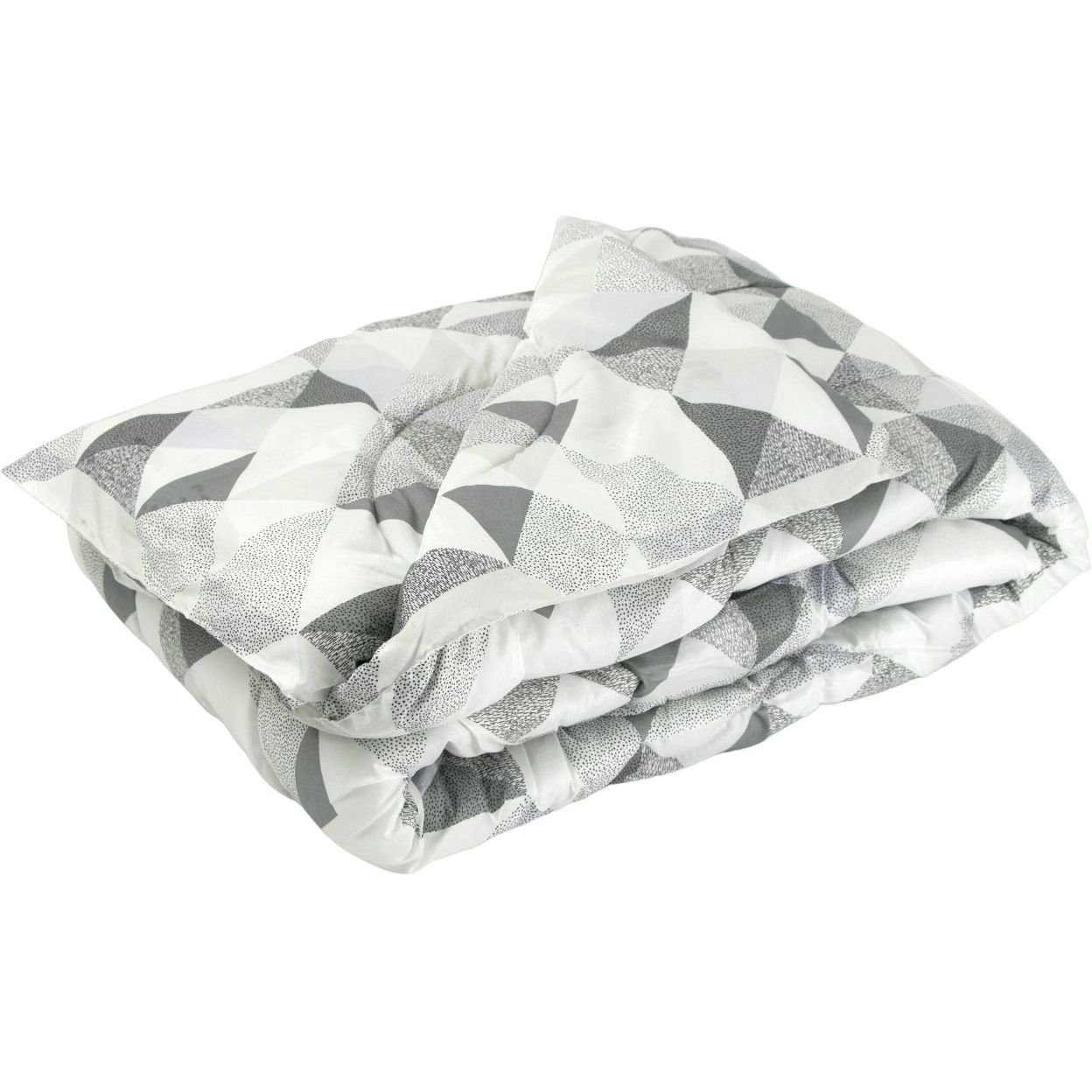 Одеяло силиконовое Руно Абстракция 205х172 см серое с белым (316.53Абстракція) - фото 1