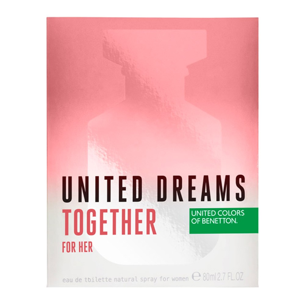 Туалетна вода United Colors of Benetton United Dreams Together For Her, 80 мл (65156780) - фото 3