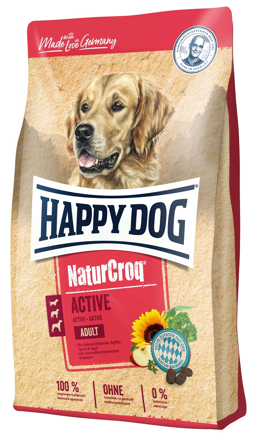 Сухий корм для собак із підвищеною потребою в енергії Happy Dog NaturCroq Active, 15 кг (60530) - фото 1