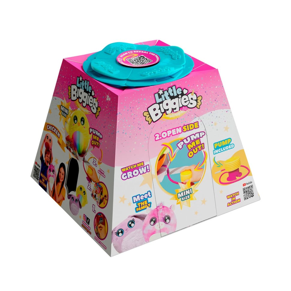 Игровой набор Biggies Little Foodies W2 Клубника: надувная игрушка + насос 22 см (BIG002-ST) - фото 4