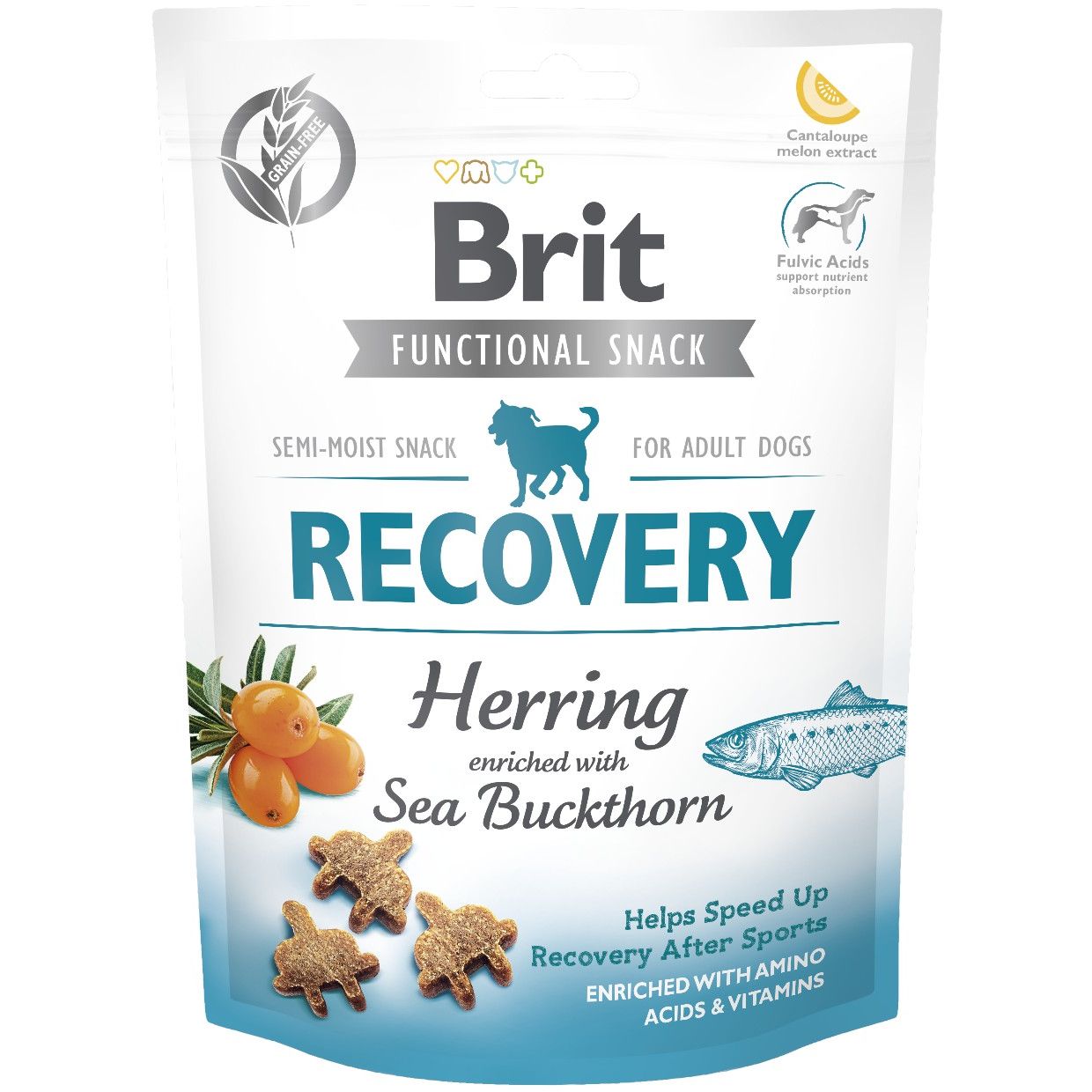 Лакомство для собак Brit Care Functional Snack Recovery с селедкой 150 г - фото 1