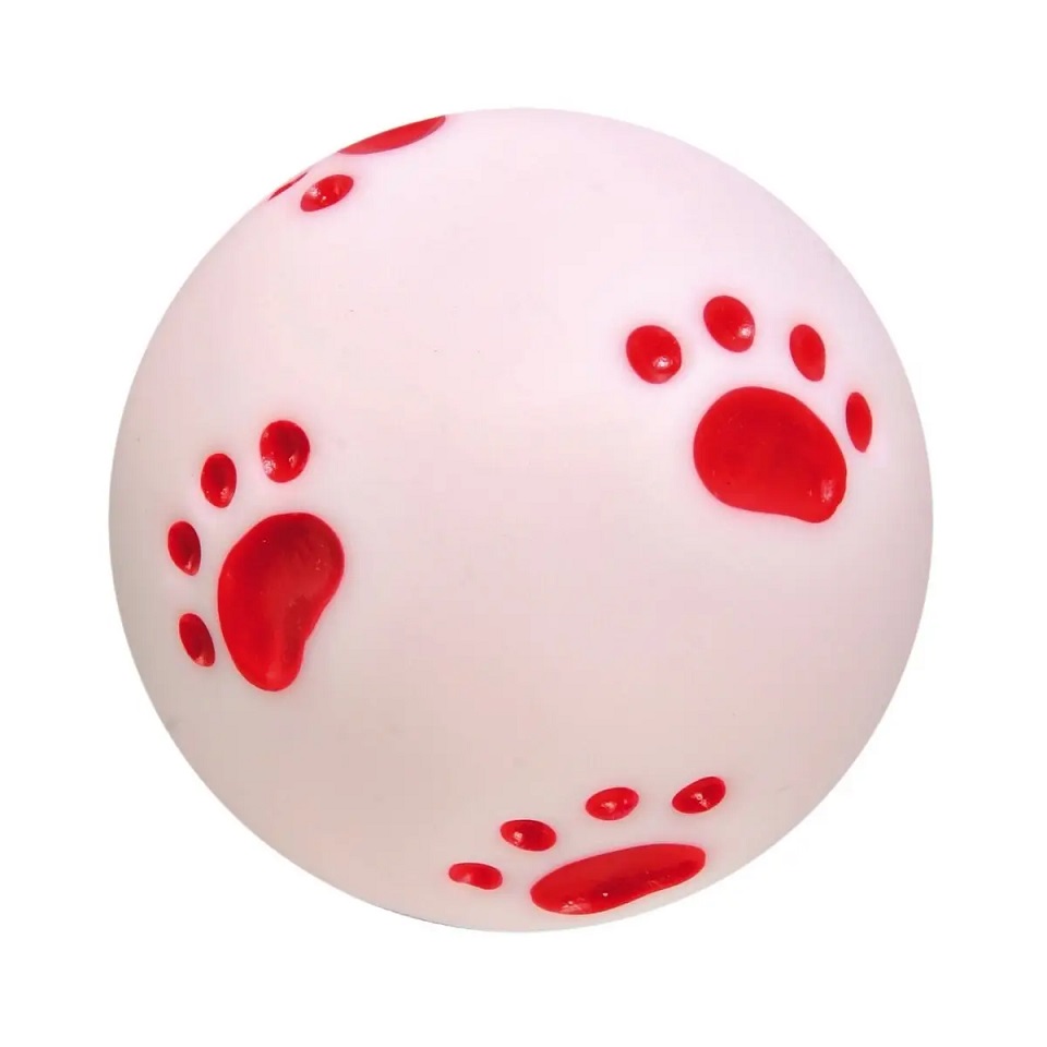 Фото - Игрушка для собаки Trixie Іграшка для собак  М'яч із пищалкою, 10 см  (3434)