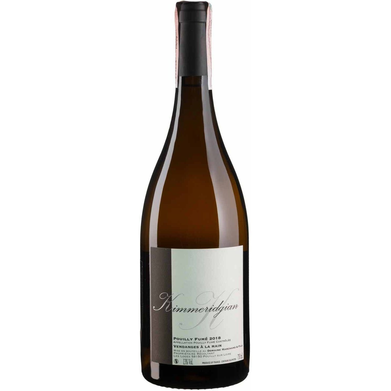 Вино Domaine Marchand&Fils Pouilly Fume Kimmeridgian 2019, біле, сухе, 0,75 л - фото 1