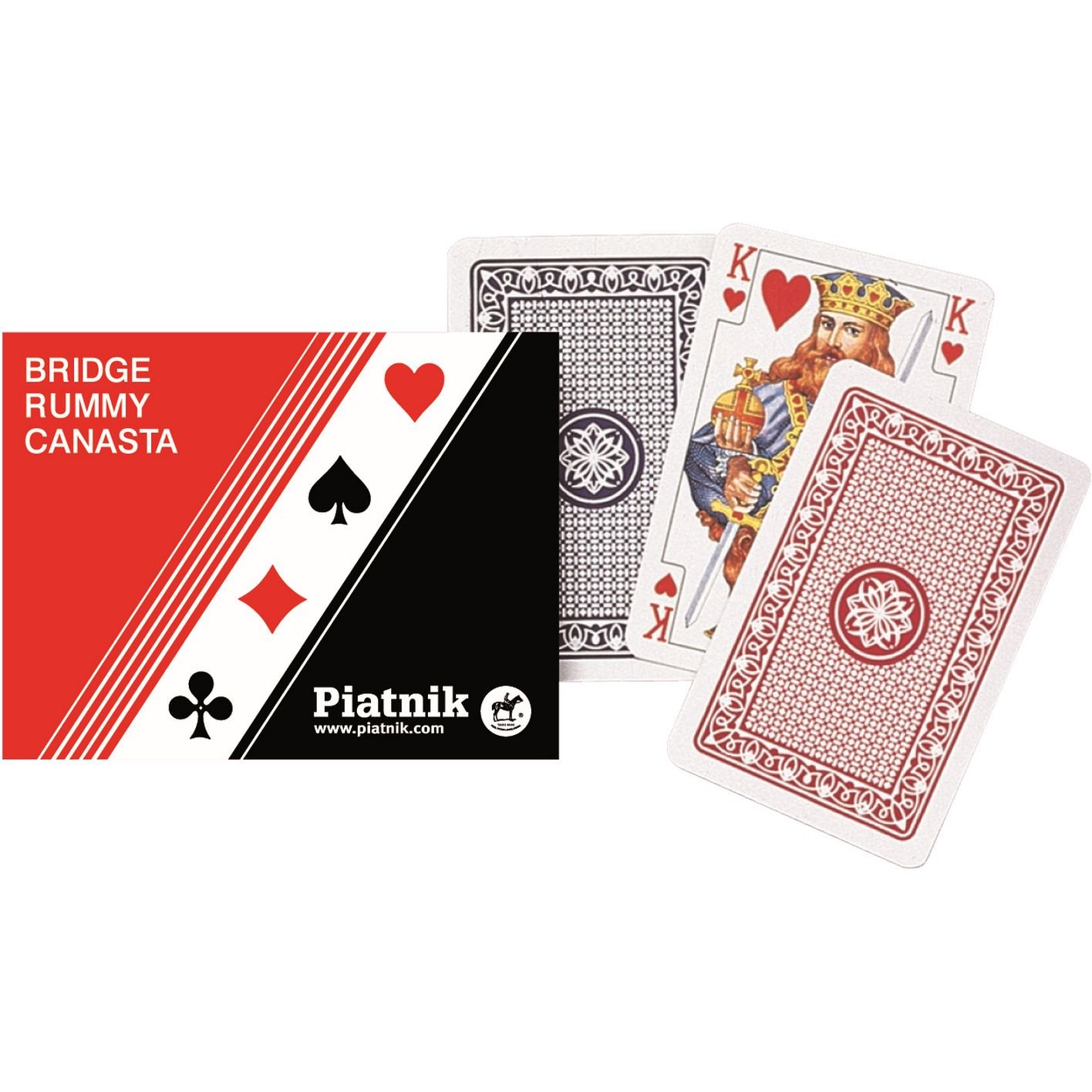 Карти гральні Piatnik Руммі, 2 колоди по 55 карт (PT-219733) - фото 1