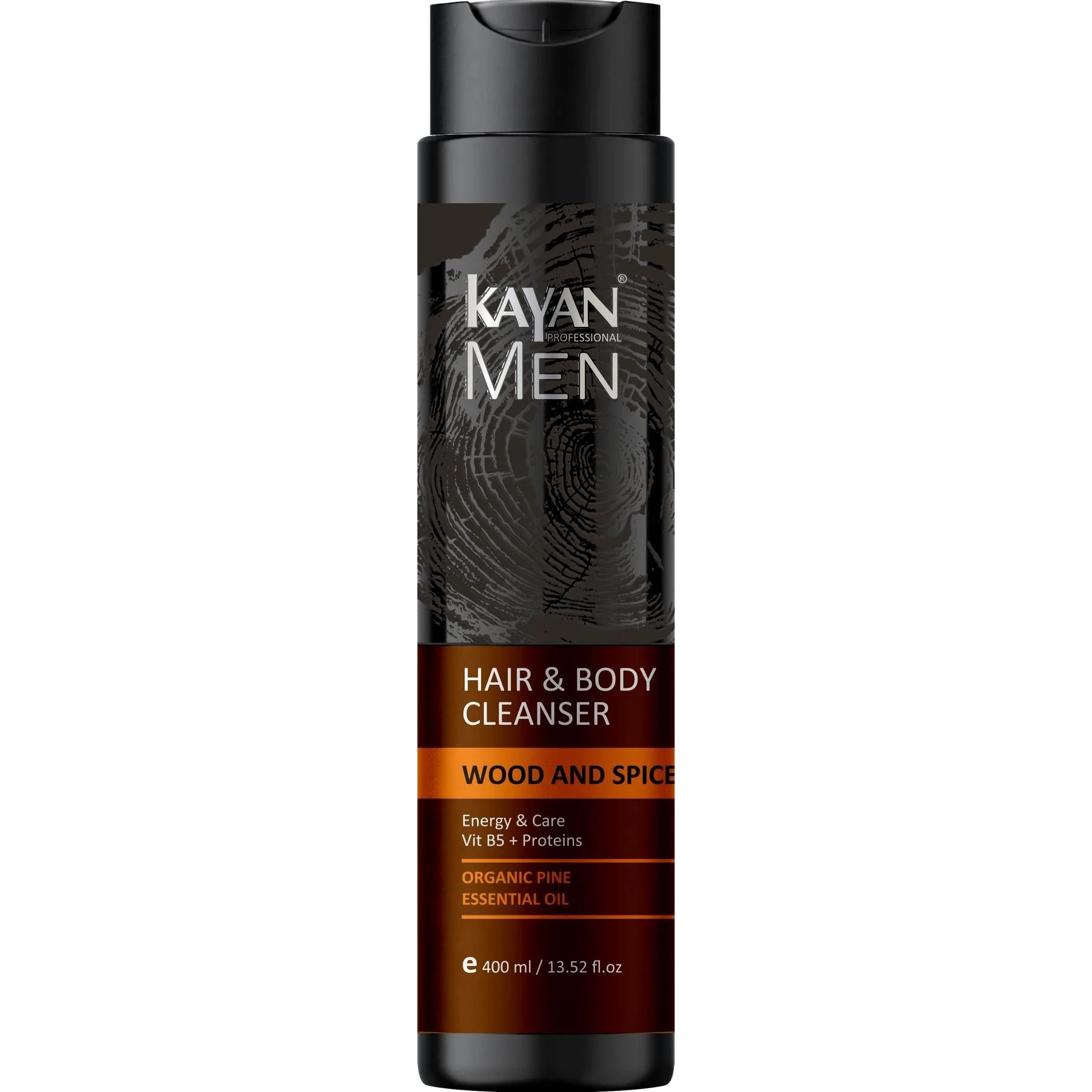 Очищающий гель для волос и тела Kayan Professional Men Hair & Body Cleanser 400 мл - фото 1