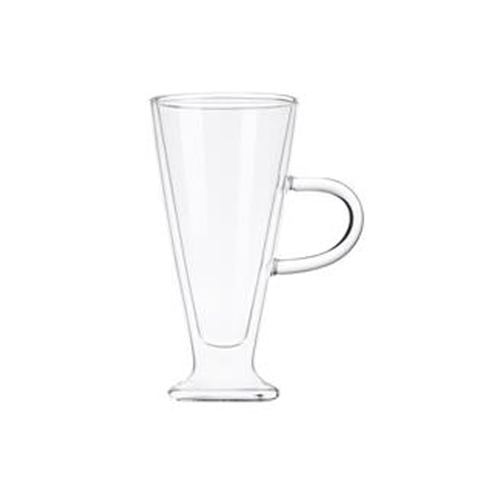 Набор чашек с ручками Ardesto с двойными стенками, 230 мл, прозрачное стекло (AR2623GH) - фото 1
