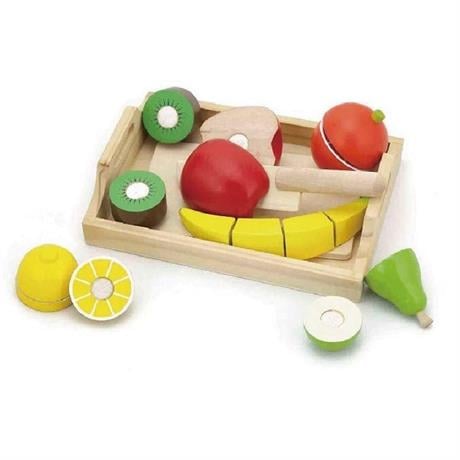 Игрушечные продукты Viga Toys Нарезанные фрукты (58806) - фото 2
