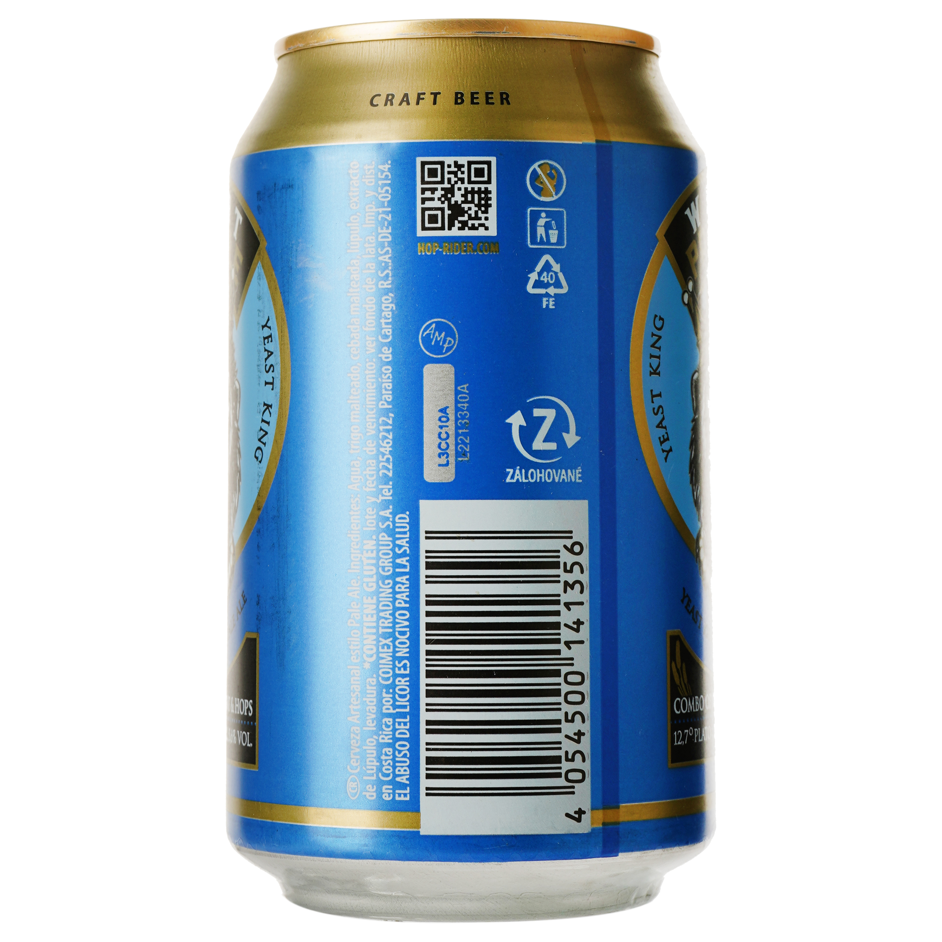 Пиво Hop Rider Wheat Pale Ale, светлое, 5,6%, ж/б, 0,33 л (852355) - фото 2