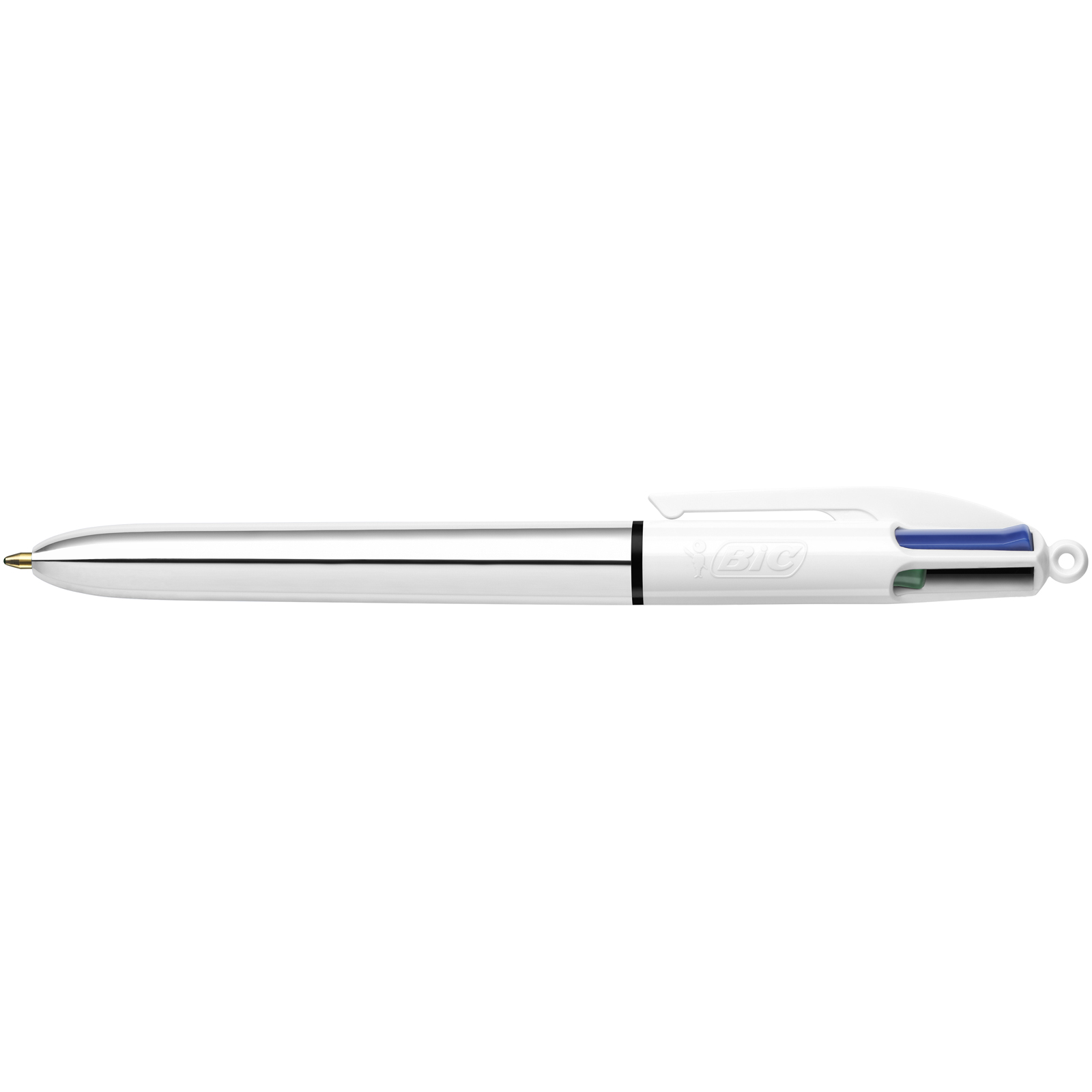 Ручка кулькова BIC 4 Colours Shine Silver, 1 мм, 4 кольори, 12 шт. (919380) - фото 3