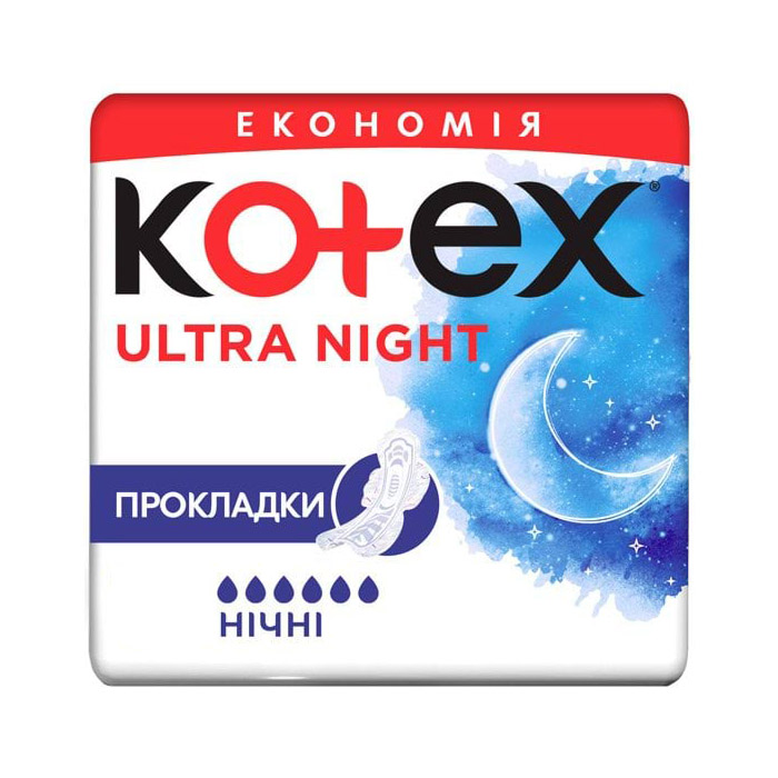 Гігієнічні прокладки Kotex Ultra Night 22 шт. - фото 1